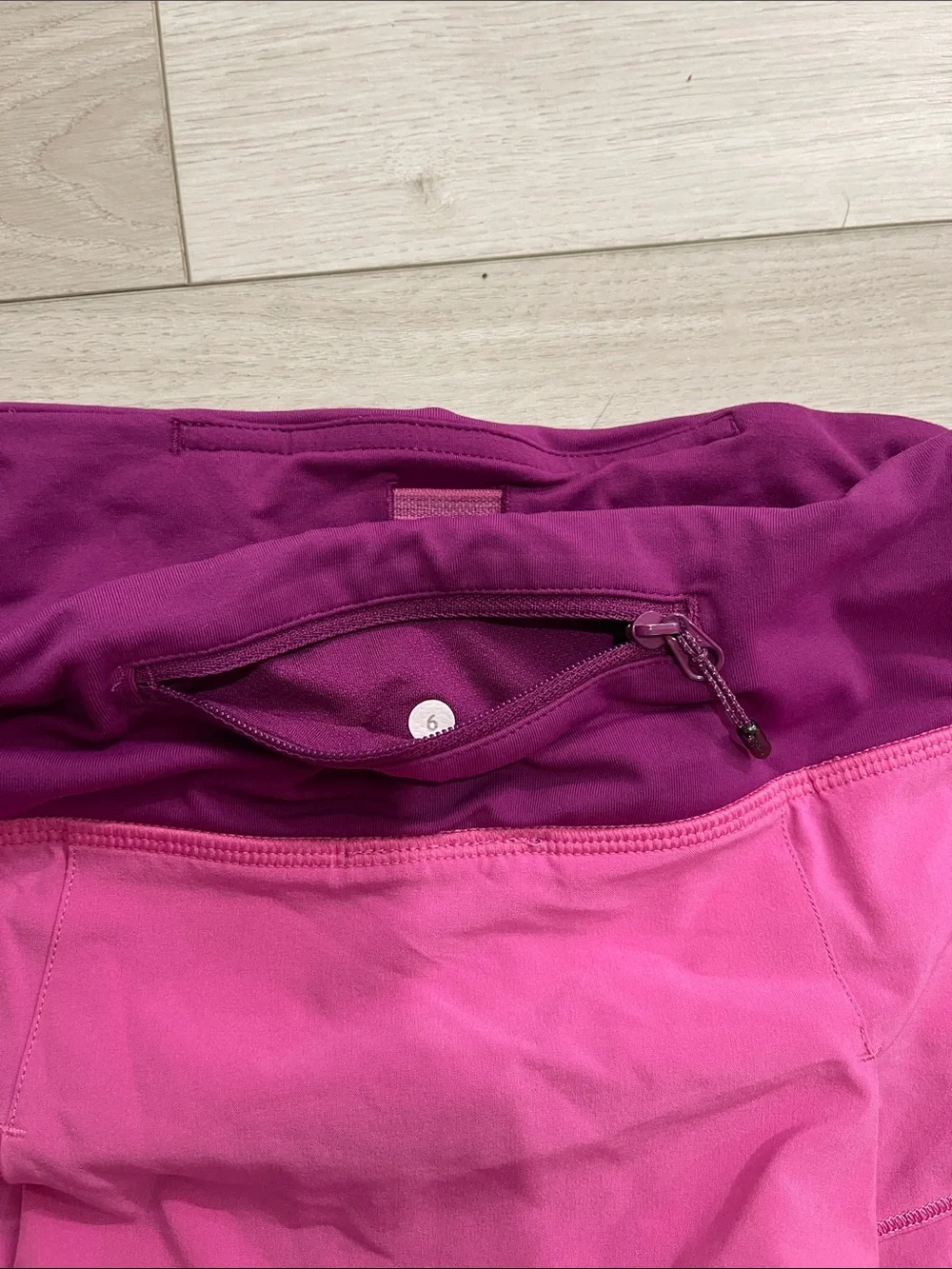 Lululemon Pink Athletic Skirt with Dark Pink Waistband
